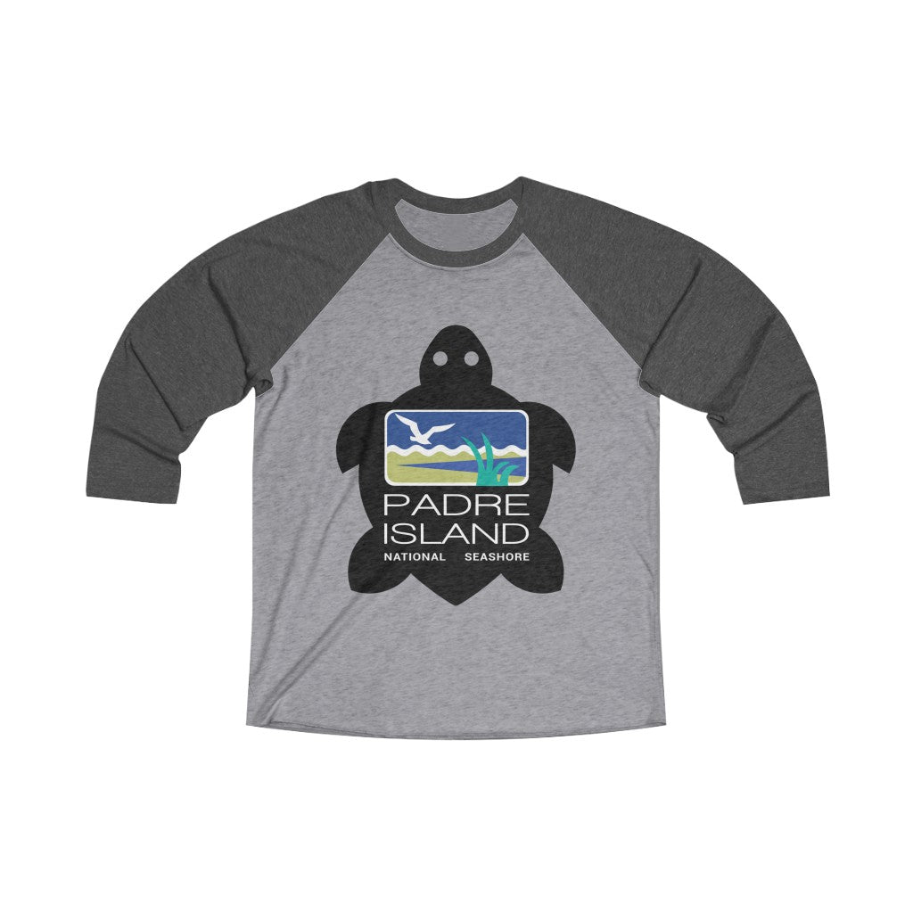 Padre Island National Seashore Unisex Tri-Blend 3\4 Raglan Tee