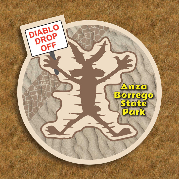 Diablo Drop-off Sticker