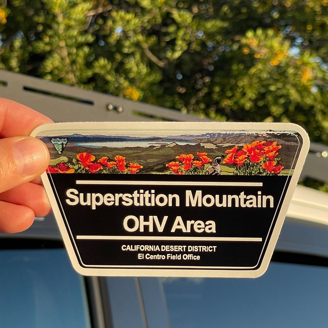 Superstition Mountain OHV Sticker