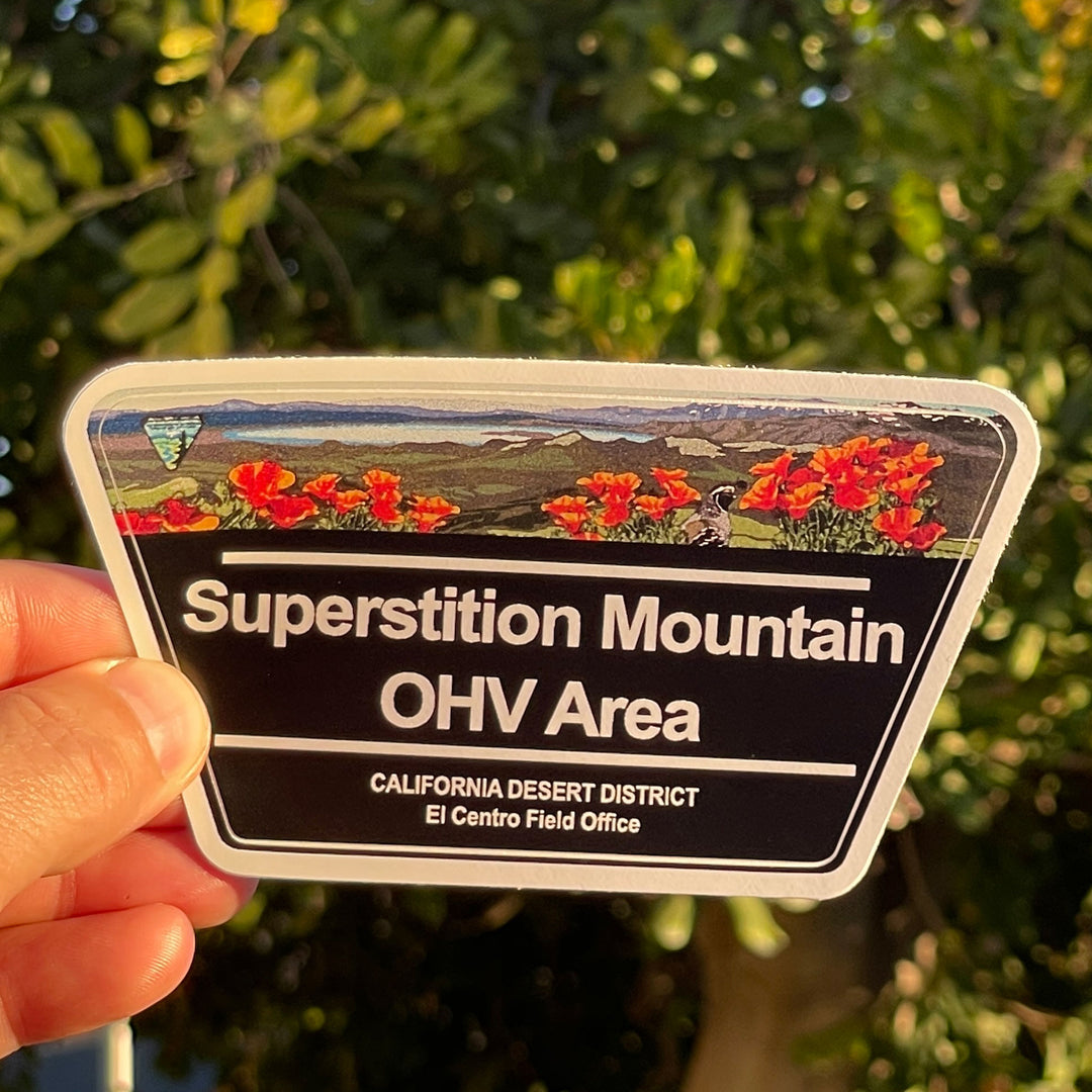 Superstition Mountain OHV Sticker